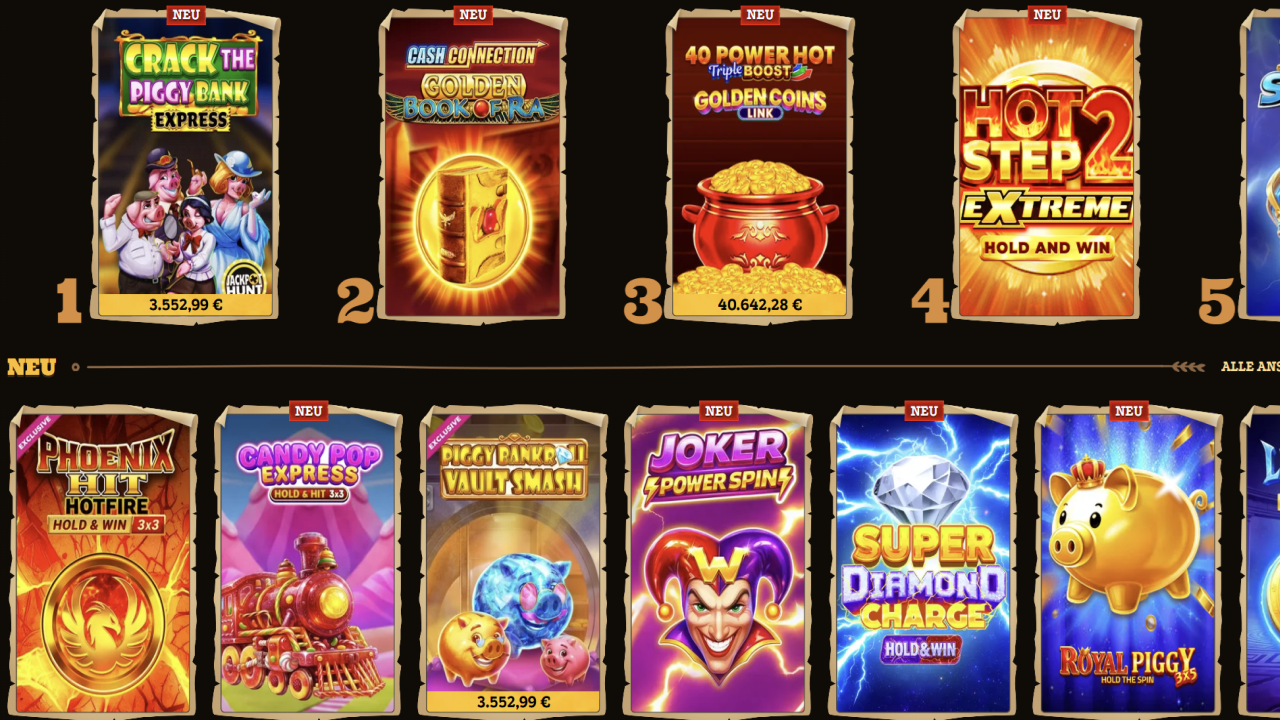Lizaro casino games